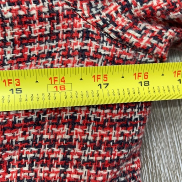 MARC JACOBS TWEED AND VELVET 100% wool JACKET SZ L - Picture 14 of 16